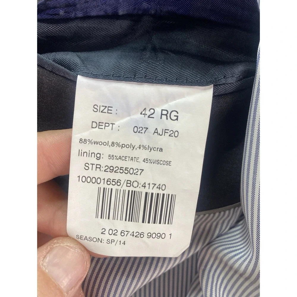 Brooks Brothers Suit Jacket 42 R Gray Wool Explorer Regent Fit Premium Sport